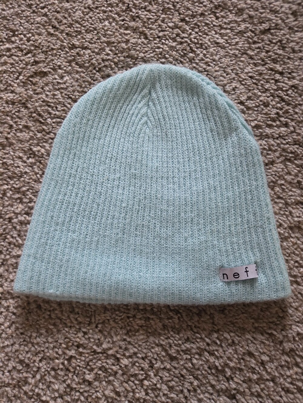 Women’s NEFF Seafoam Green Acrylic Beanie, One Size